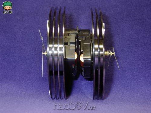 制作废旧电脑配件的旧物利用DIY改造作品