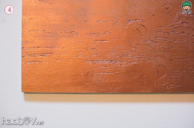 制作用废弃的红酒瓶塞DIY渐变色桃心立体墙上挂画图解