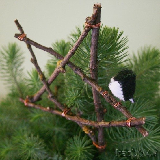 自制环保圣诞挂件diy 利用旧物制作漂亮的手工圣诞饰品