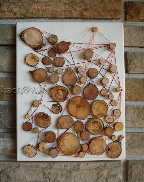 制作一组利用旧物DIY创意家居墙面挂饰