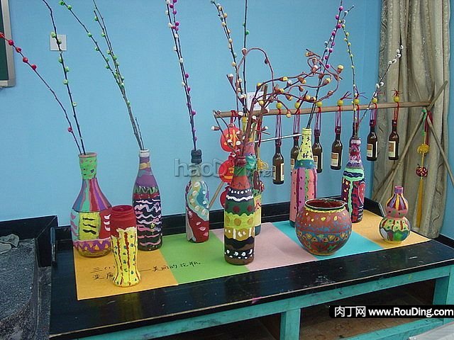 自制儿童校园的变废为宝主题活动创意作品(第1页)