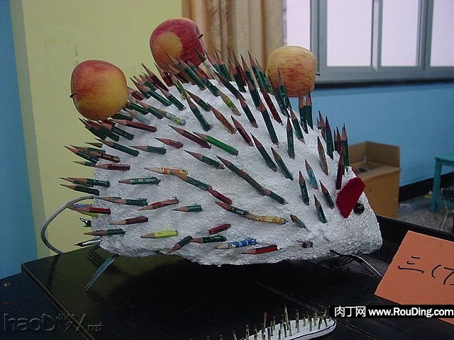 自制儿童校园的变废为宝主题活动创意作品(第1页)