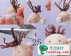 diy手工制作可爱的丝袜娃娃图解(第1页)