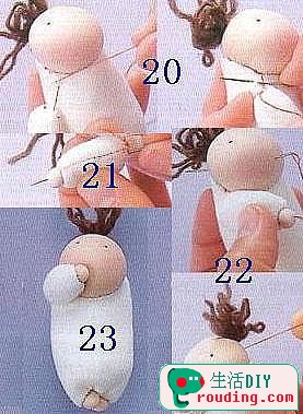 diy手工制作可爱的丝袜娃娃图解(第1页)