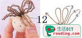 diy手工制作可爱的丝袜娃娃图解(第1页)