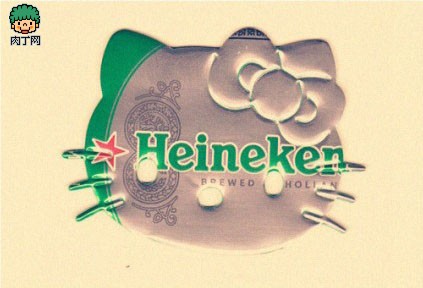 制作kitty猫易拉罐挂饰 可爱的易拉罐饰品