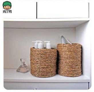 制作麻绳如何制作笔筒 手工制作笔筒小收纳图解