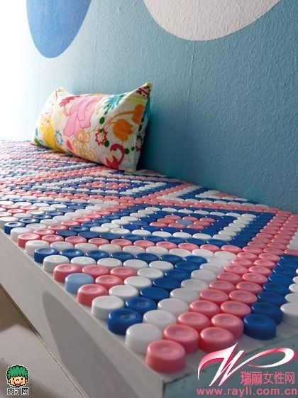 自制激活想象力超赞DIY 旧瓶盖变身超IN装饰