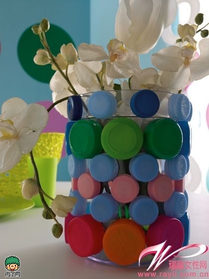 自制激活想象力超赞DIY 旧瓶盖变身超IN装饰