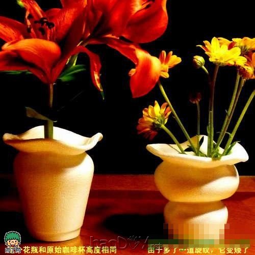 diy塑料泡沫杯改造 一次性杯子摇身变唯美花瓶