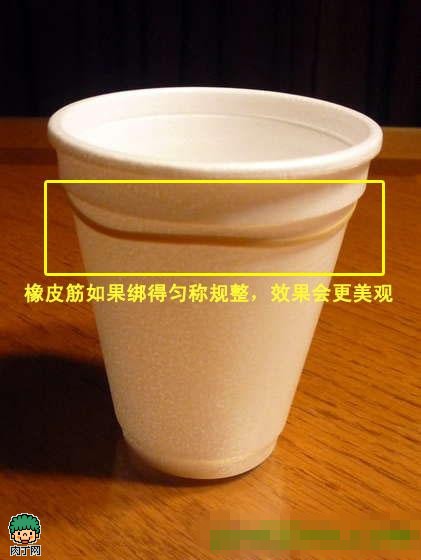 diy塑料泡沫杯改造 一次性杯子摇身变唯美花瓶