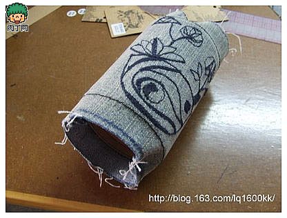 diy牛仔布DIY漂亮的手工笔筒创意(第1页)