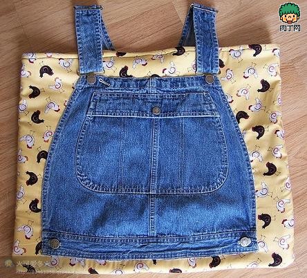 diy牛仔裤改造漂亮实用的包包和收纳袋作品