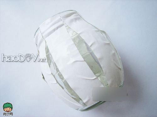 diydiy牛皮纸信封改造废弃玻璃罐,自制唯美田园花瓶