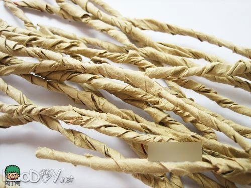 diydiy牛皮纸信封改造废弃玻璃罐,自制唯美田园花瓶