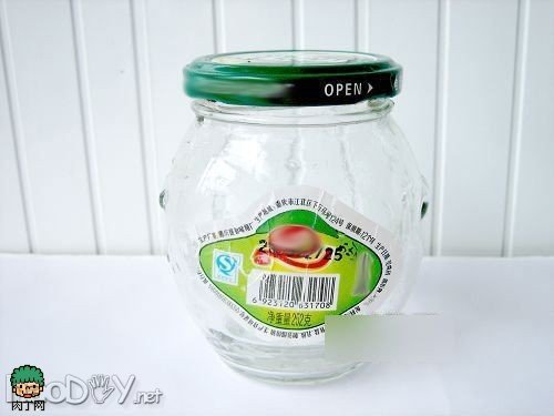 diydiy牛皮纸信封改造废弃玻璃罐,自制唯美田园花瓶