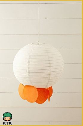 diy纸灯制作:赞DIY白色灯笼穿新衣 打造宜家韵味灯笼