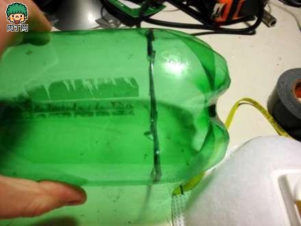 制作教你用可乐瓶手工DIY防毒面具