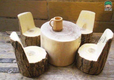 diy树枝废物利用 树枝桌等树枝家居装饰手工制作