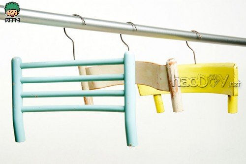 diy将废旧椅子改造成新型衣架,让我们一起环保