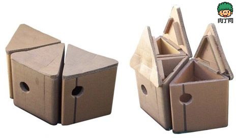 diy纸板椅子不过瘾再来一个硬纸板DIY成的超级家具,你一定喜欢