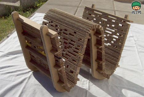 diy纸板椅子不过瘾再来一个硬纸板DIY成的超级家具,你一定喜欢