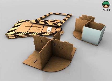 diy纸板椅子不过瘾再来一个硬纸板DIY成的超级家具,你一定喜欢