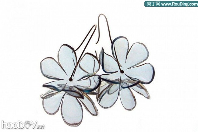 自制饮料瓶易拉罐DIY的创意首饰作品欣赏三、自制耳坠篇