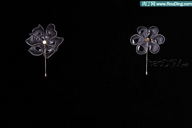 diy饮料瓶废物利用首饰DIY设计作品欣赏四、胸针