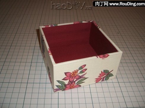 制作废旧盒子变收纳盒,漂亮纸折收纳盒的做法