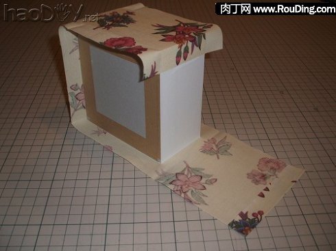 制作废旧盒子变收纳盒,漂亮纸折收纳盒的做法