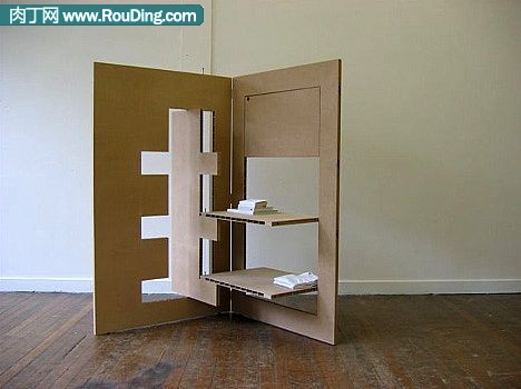 diy瓦楞纸制家具,纸板做家具作品合集