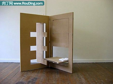 diy瓦楞纸制家具,纸板做家具作品合集