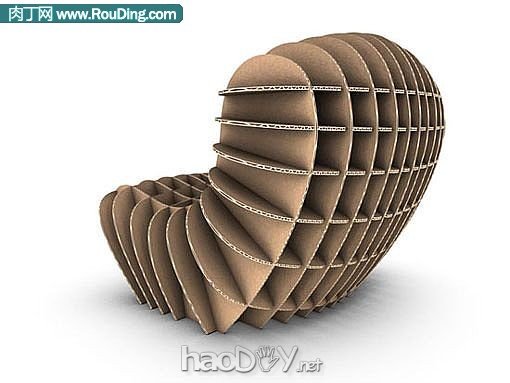 diy瓦楞纸制家具,纸板做家具作品合集