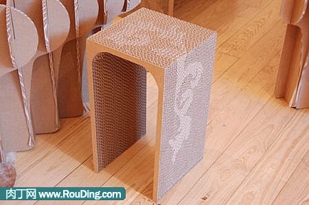 diy瓦楞纸制家具,纸板做家具作品合集
