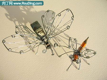 自制铁丝的趣味DIY艺术创意、铁丝小制作作品欣赏(第1页)