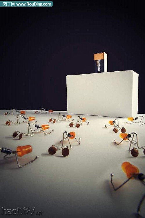 制作电子元器件制作的创意小人(第1页)