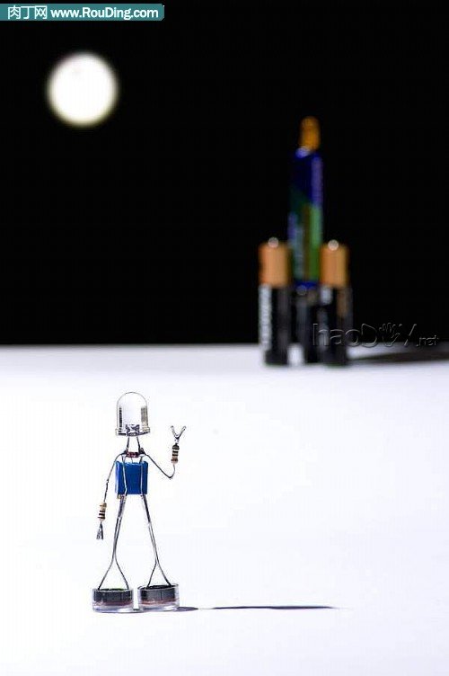 制作电子元器件制作的创意小人(第1页)