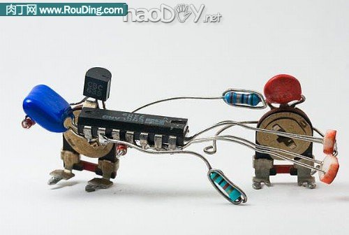 制作电子元器件制作的创意小人(第1页)