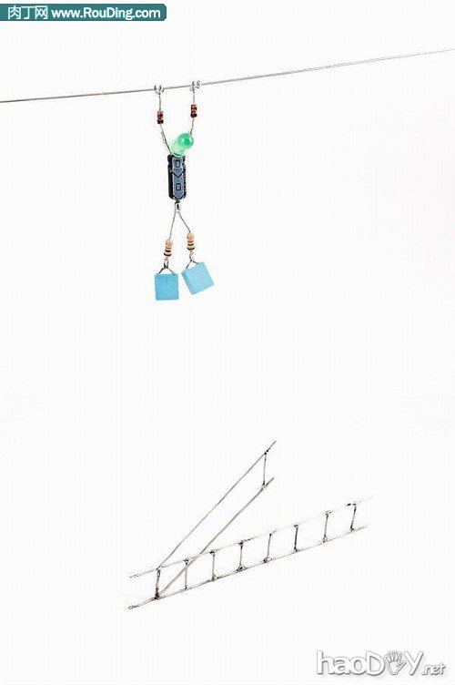 制作电子元器件制作的创意小人(第1页)