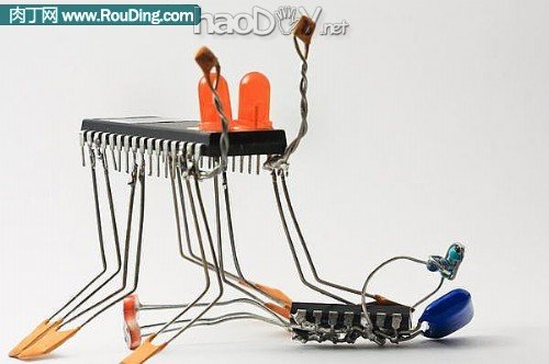 制作电子元器件制作的创意小人(第1页)