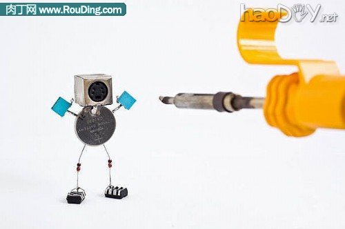 制作电子元器件制作的创意小人(第1页)