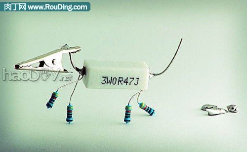 制作电子元器件制作的创意小人(第1页)