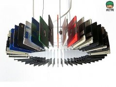 自制旧软盘制作的灯,一起来废物利用