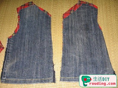 制作牛仔裤变马甲的制作方法(第1页)