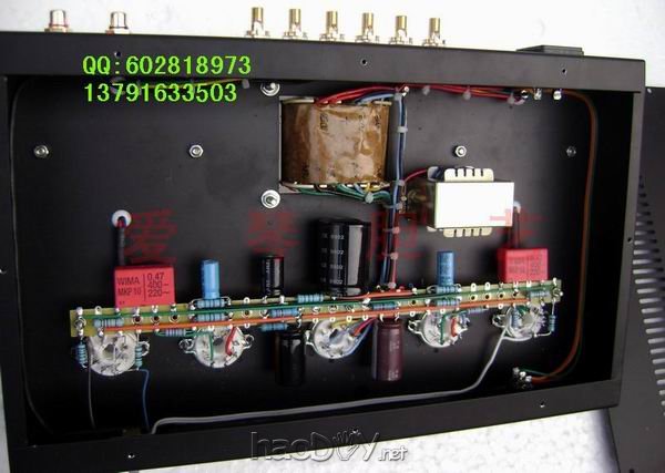 6N9P推EL34纯手工搭棚 黑色 发烧 胆机 电子管功放机 爱琴胆艺