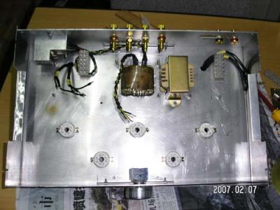 6N8P两级共阴推6P3P电子管功放单端胆机机装机报告