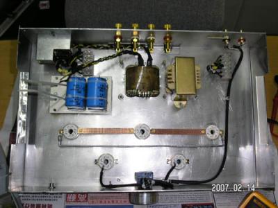 6N8P两级共阴推6P3P电子管功放单端胆机机装机报告