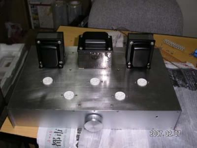 6N8P两级共阴推6P3P电子管功放单端胆机机装机报告