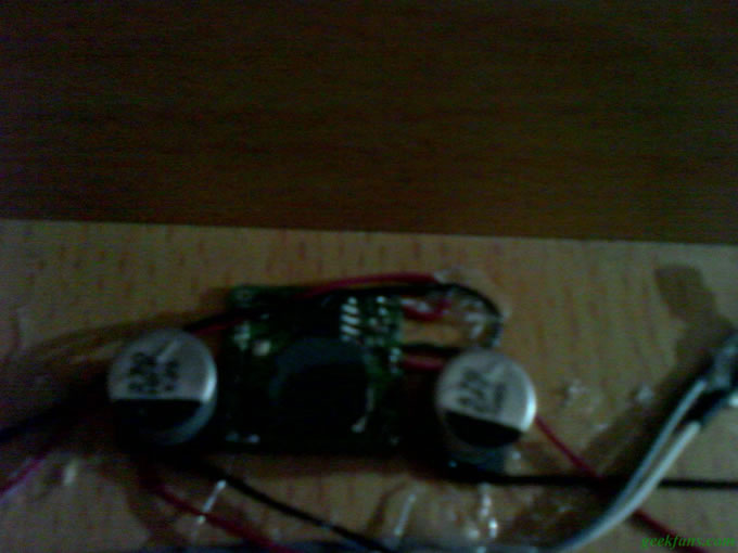 自制寝室可调亮度的调光LED台灯